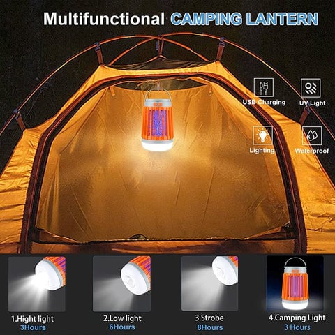 49% rabatt - Multifunktionell Solar camping Myggmördare Lamp