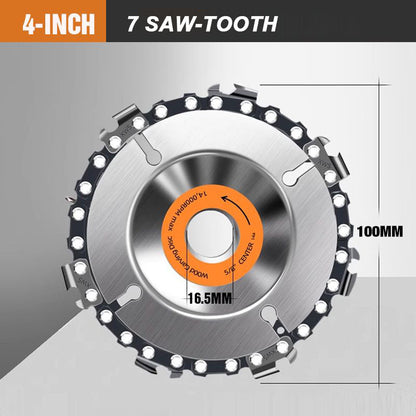 🔥Precision Sharp Chain Cut Saw Disc för 4-tums vinkelslip